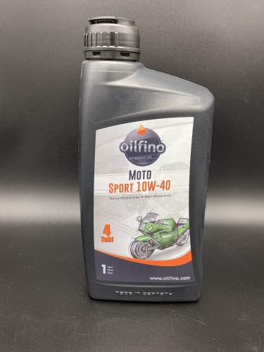 oilfino Moto Sport 10W-40 Motoröl 1 Liter -auslaufend! Restbestand beachten!